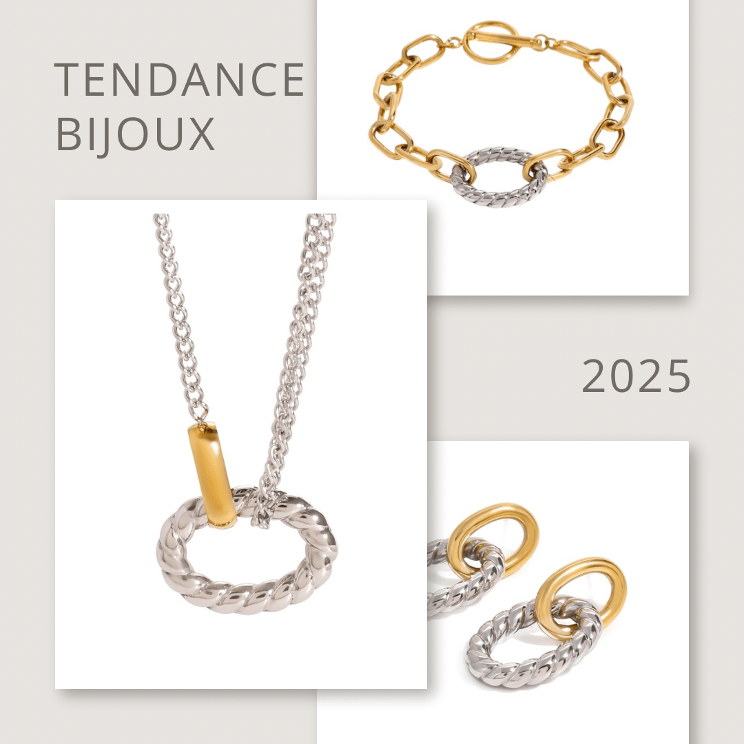 Tendance Bijoux 2025 : La Modernité des Bijoux Bicolores - Priscille & Aquila