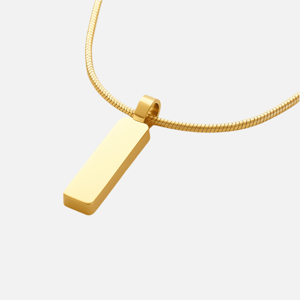Collier homme Jonathan en acier inoxydable - Priscille & Aquila