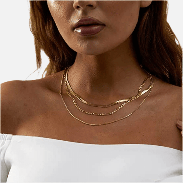 Collier multi - rang Myriam - Priscille & Aquila