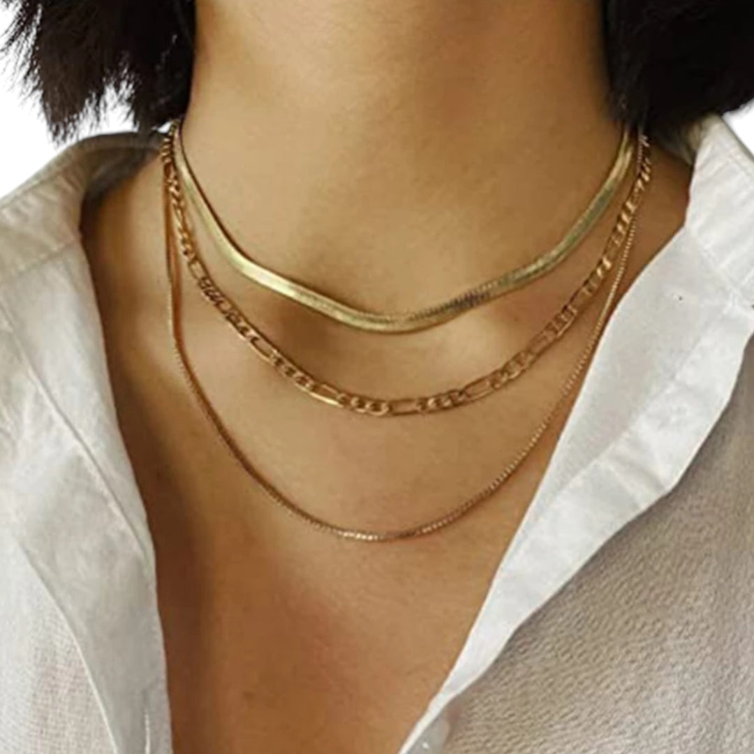 Collier Myriam – Élégance en Multi - Rang Doré - Priscille & Aquila