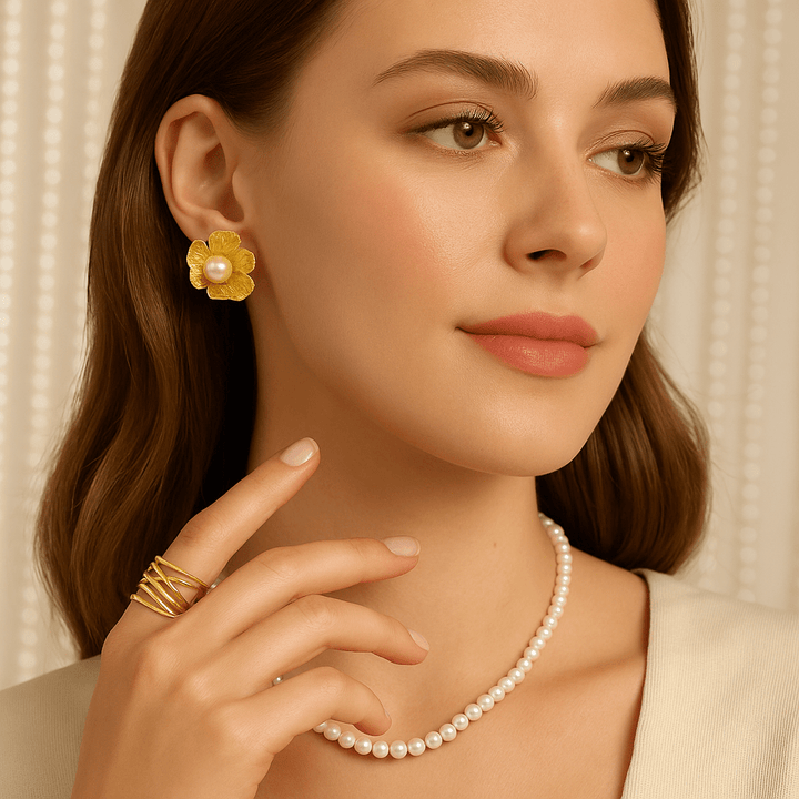 Collier Perla – Perles d’eau douce - Priscille & Aquila