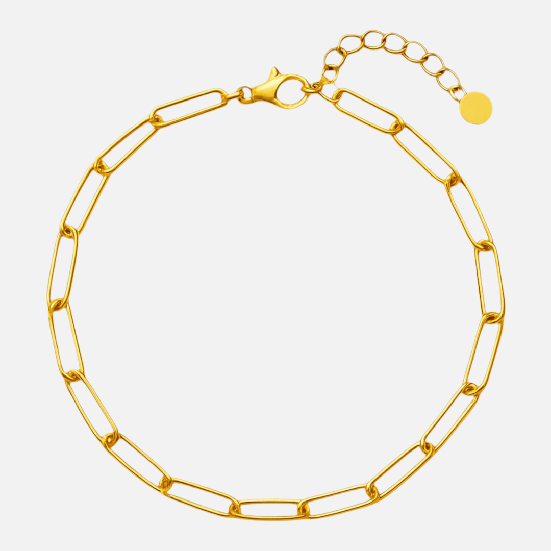 Bracelet Dominique – Maille trombone en acier inoxydable - Priscille & Aquila