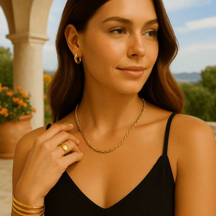 Collier Élise – Raffinement torsadé - Priscille & Aquila