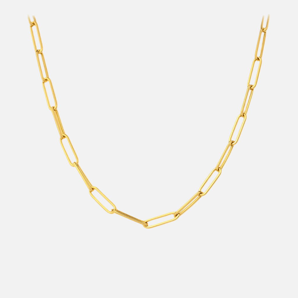 Collier Dominique – Maille trombone en acier inoxydable - Priscille & Aquila