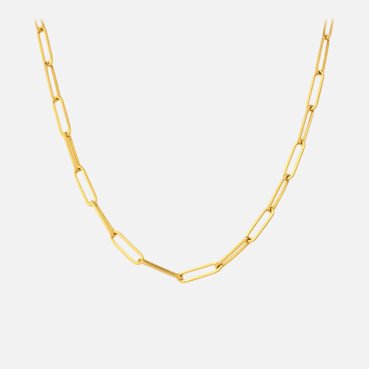 Collier Dominique – Maille trombone en acier inoxydable - Priscille & Aquila