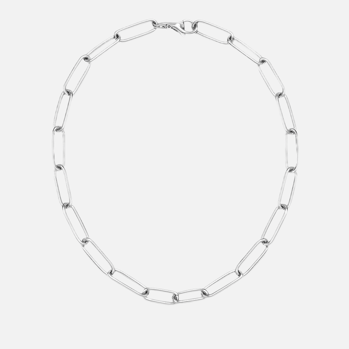 Collier Dominique – Maille trombone en acier inoxydable - Priscille & Aquila