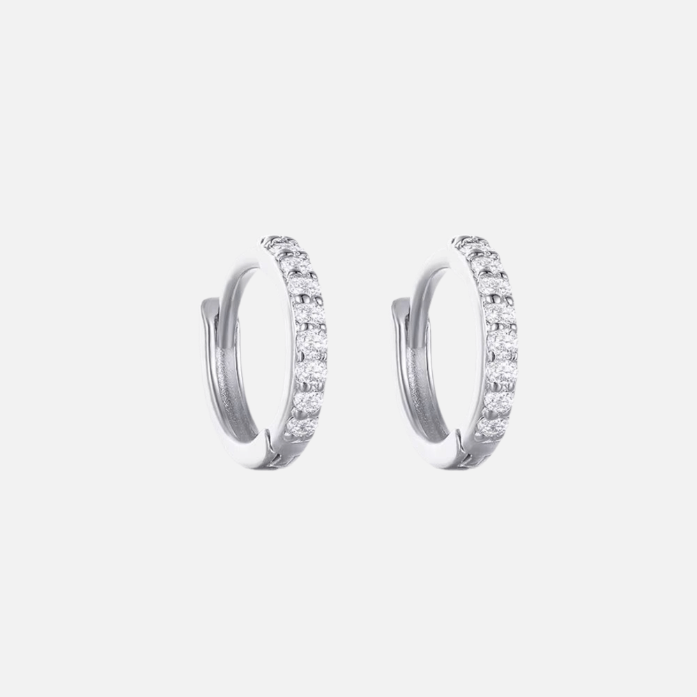 Boucles d’oreilles Créoles en Argent 925 - Lumea - Priscille & Aquila