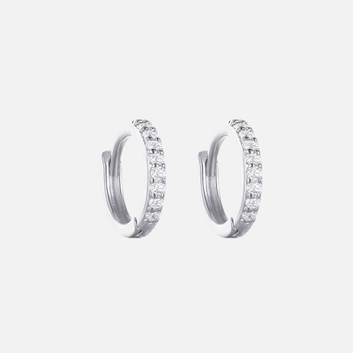 Boucles d’oreilles Créoles en Argent 925 - Lumea - Priscille & Aquila