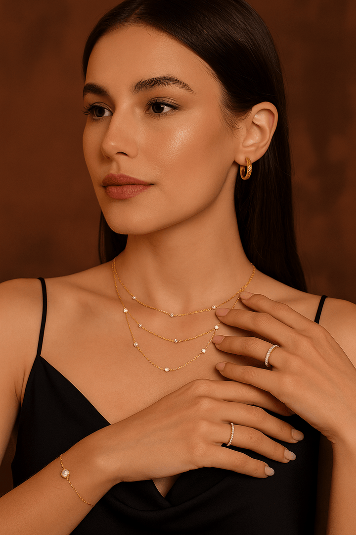 Collier ras du cou Aurina - Priscille & Aquila