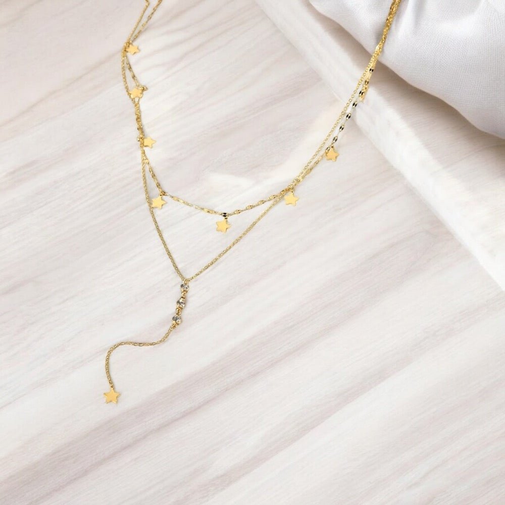 Collier Esthel – Un Bijou Étincelant et Féminin - Priscille & Aquila