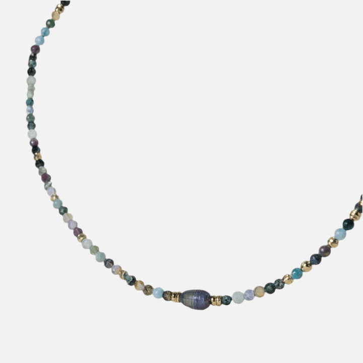 Collier Adena - Élégance naturelle en Tourmaline - Priscille & Aquila