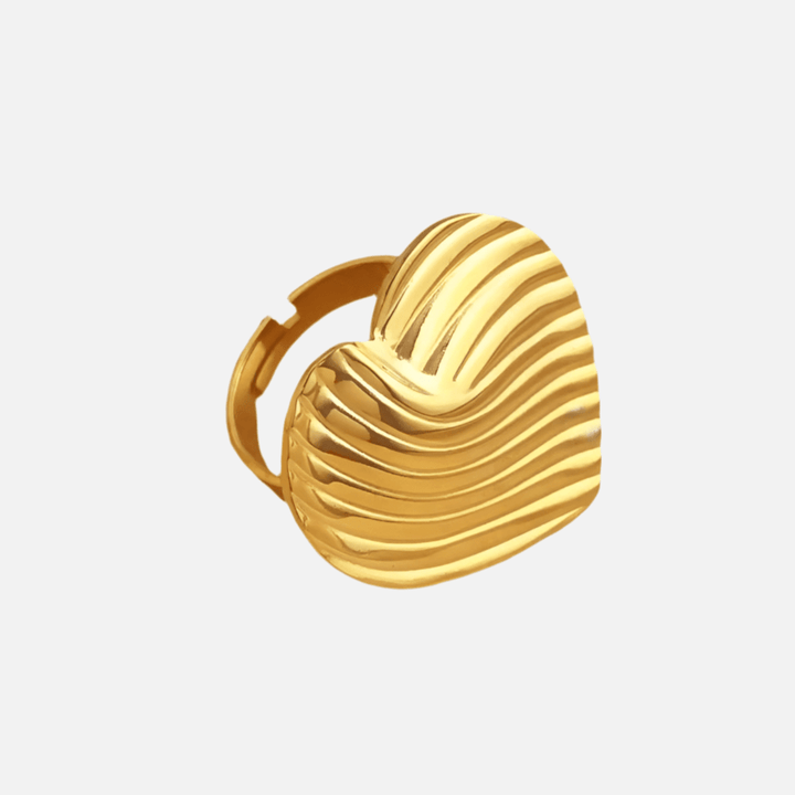Bague femme en acier inoxydable - Solly - Priscille & Aquila