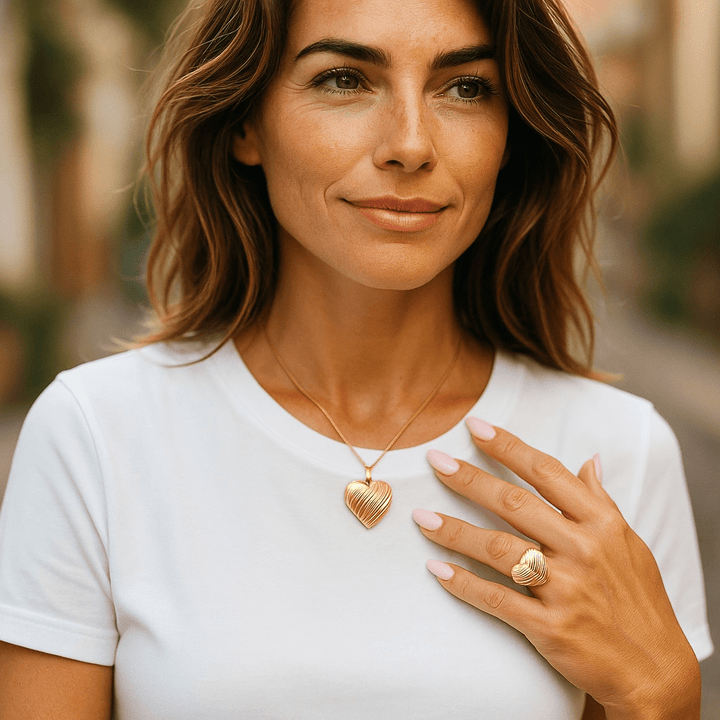 Bague femme en acier inoxydable - Solly - Priscille & Aquila