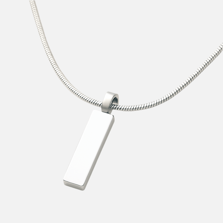 Collier homme Jonathan en acier inoxydable - Priscille & Aquila