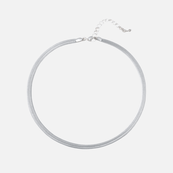 Collier chaîne serpent en Acier inoxydable - Sally - Priscille & Aquila