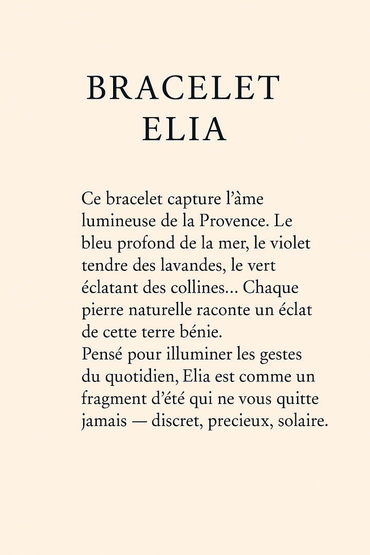Bracelet Elia - Priscille & Aquila
