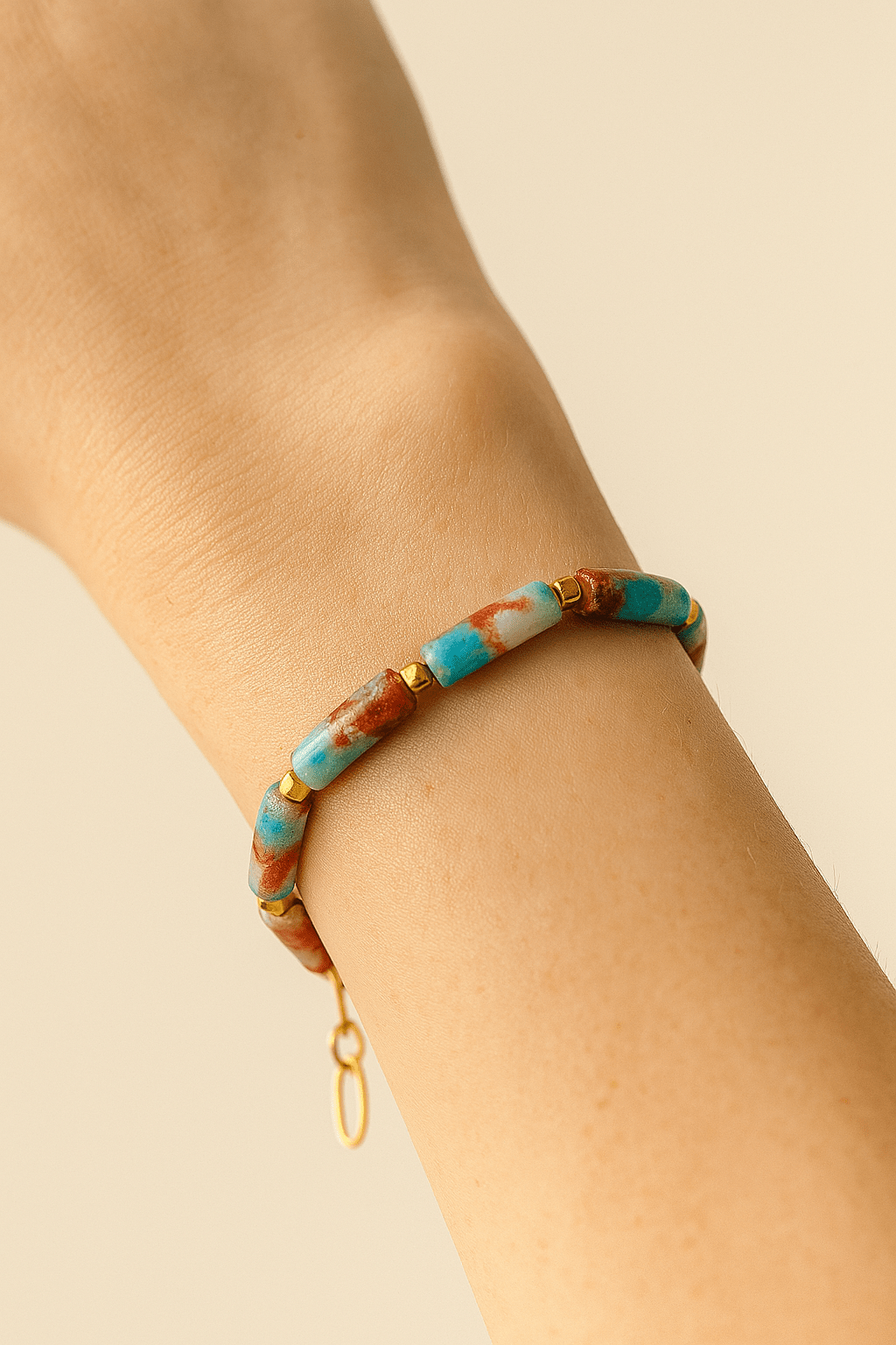 Bracelet Alizée - Sédiments de mer - Priscille & Aquila