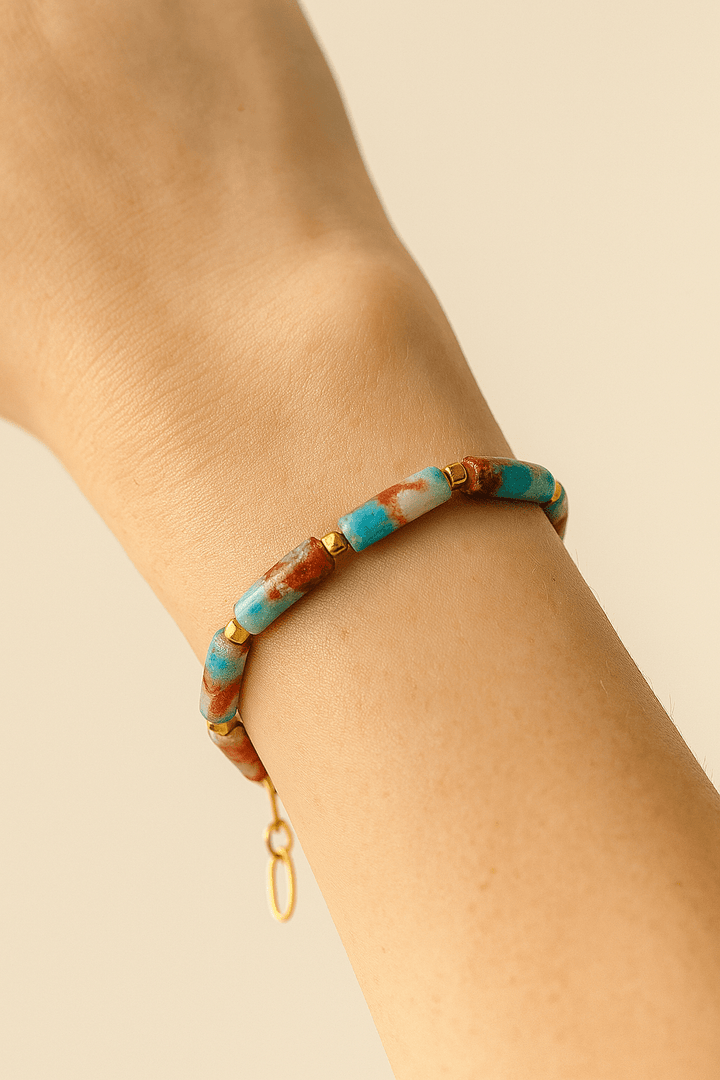 Bracelet Alizée - Sédiments de mer - Priscille & Aquila