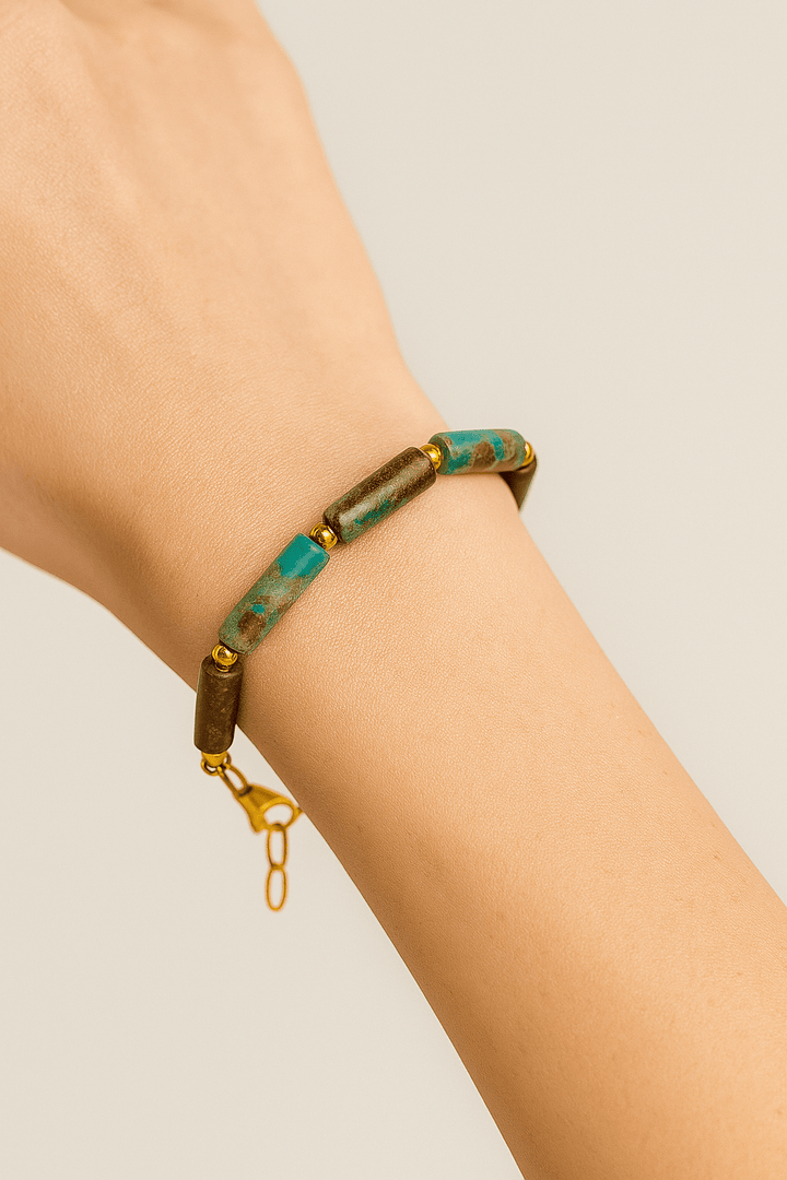 Bracelet Alizée - Sédiments de mer - Priscille & Aquila