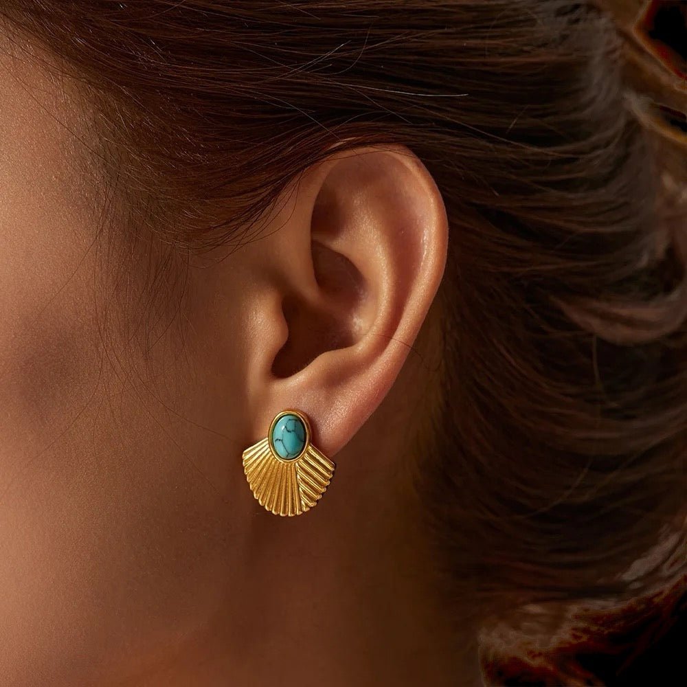 Boucles d’oreilles Aurore : Éclat divin et élégance intemporelle - Priscille & Aquila