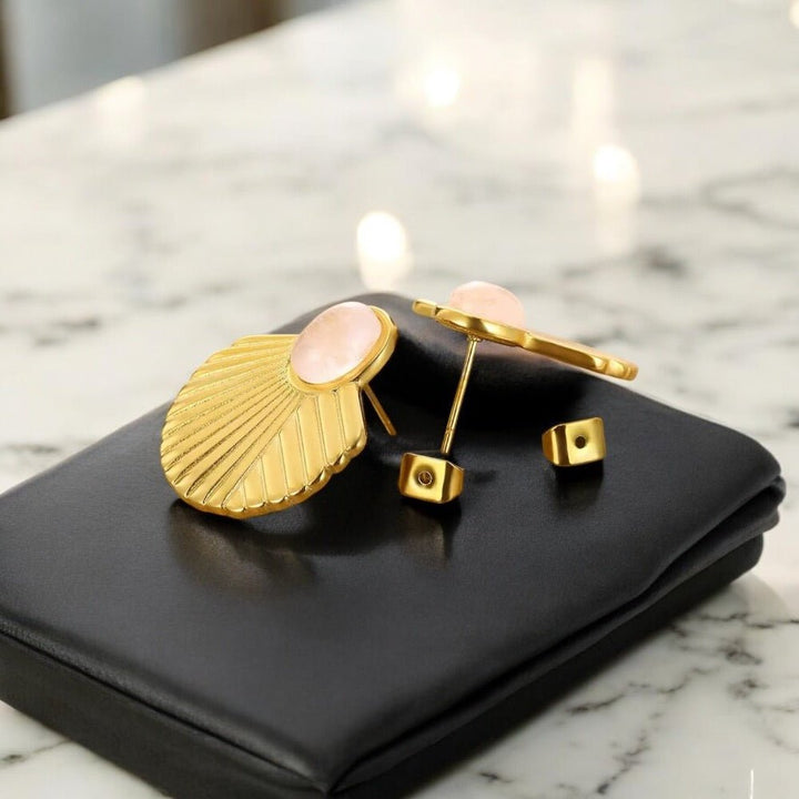 Boucles d’oreilles Aurore : Éclat divin et élégance intemporelle - Priscille & Aquila