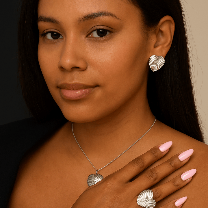 Bague femme en acier inoxydable - Solly - Priscille & Aquila