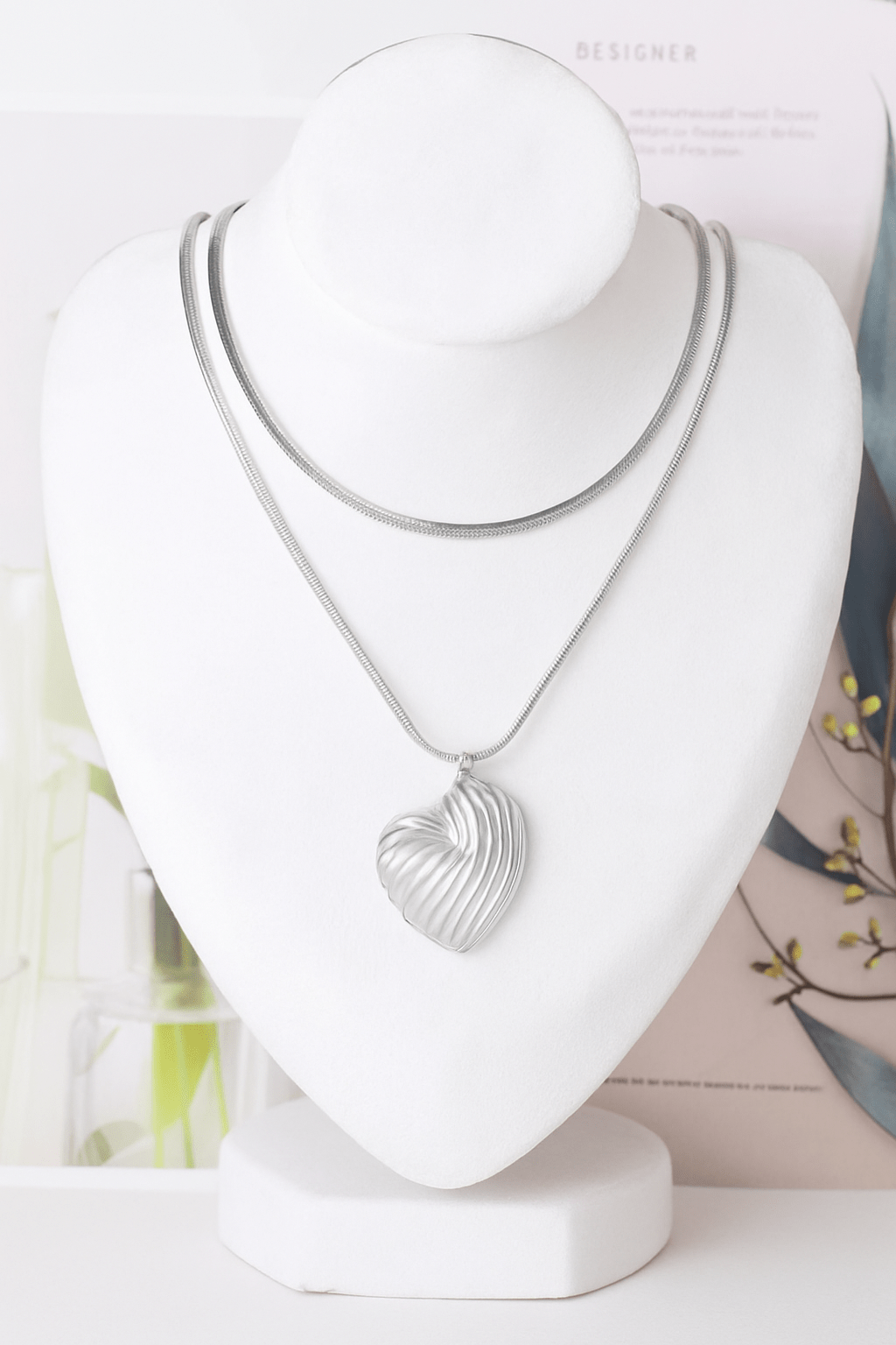 Collier en Acier inoxydable en Set - Aura - Priscille & Aquila