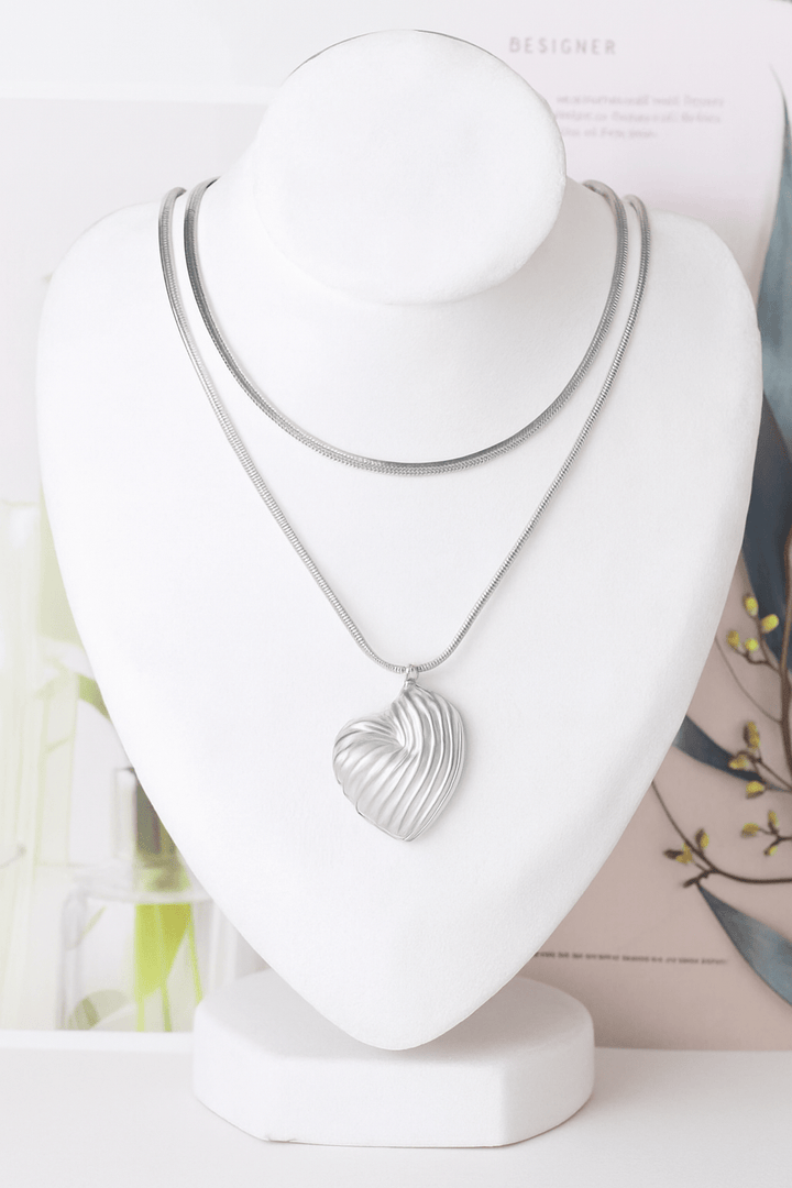 Collier en Acier inoxydable en Set - Aura - Priscille & Aquila