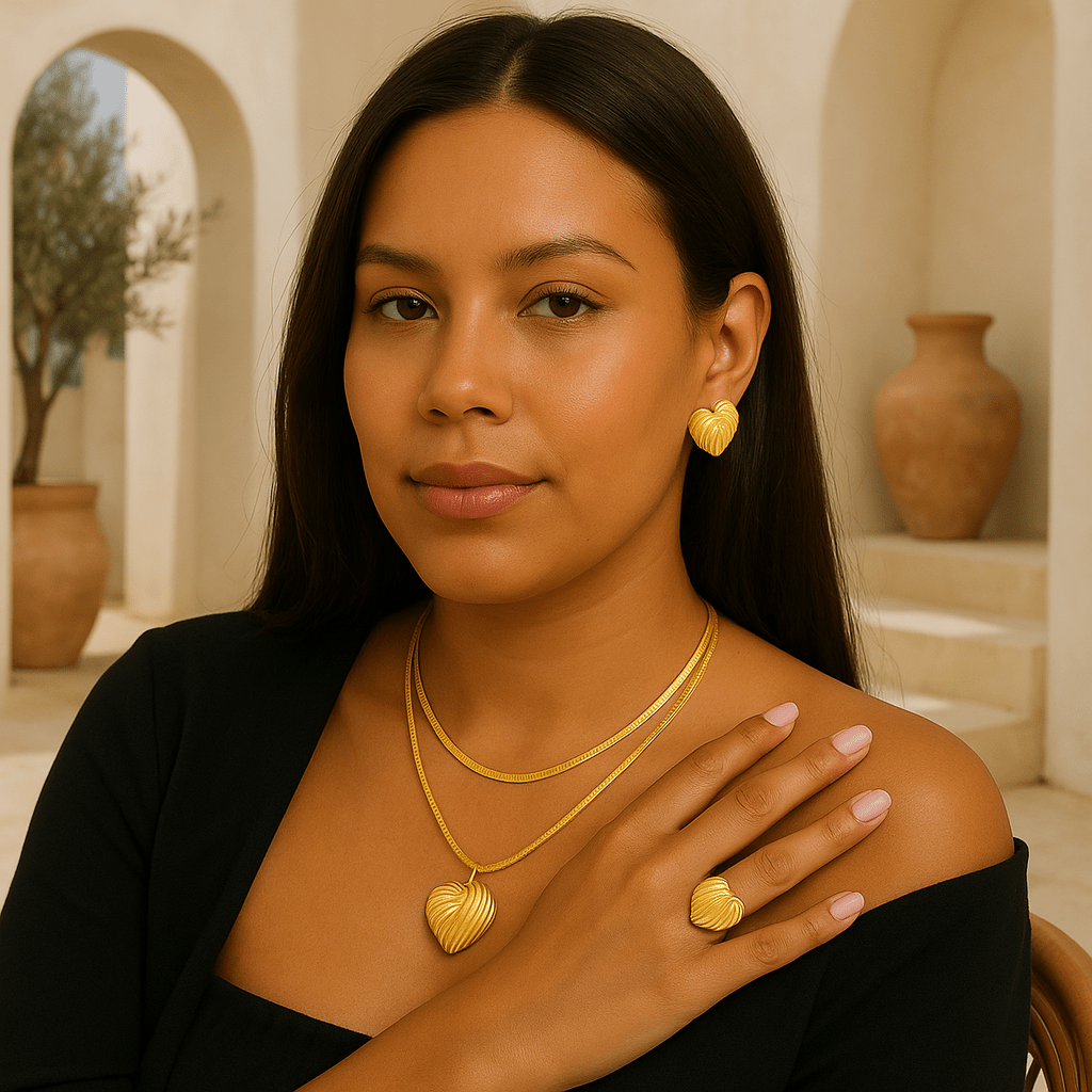 Bague femme en acier inoxydable - Solly - Priscille & Aquila