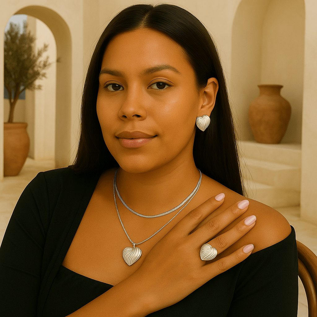 Bague femme en acier inoxydable - Solly - Priscille & Aquila