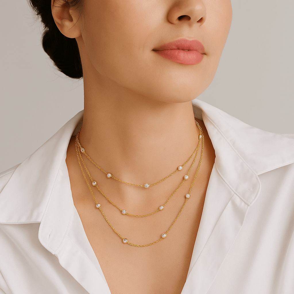 Collier ras du cou Aurina - Priscille & Aquila