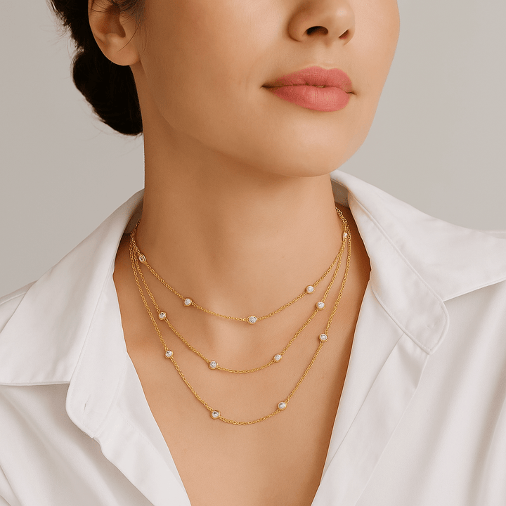 Collier ras du cou Aurina - Priscille & Aquila