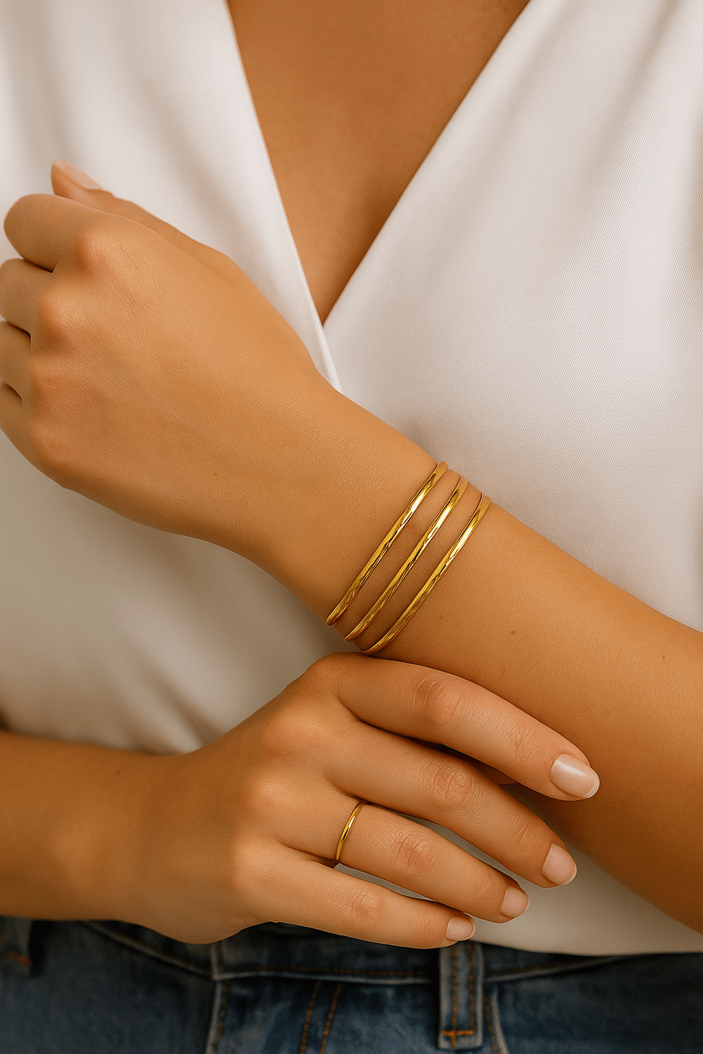 Bracelet Jonc Femme – Cassiopée - Priscille & Aquila