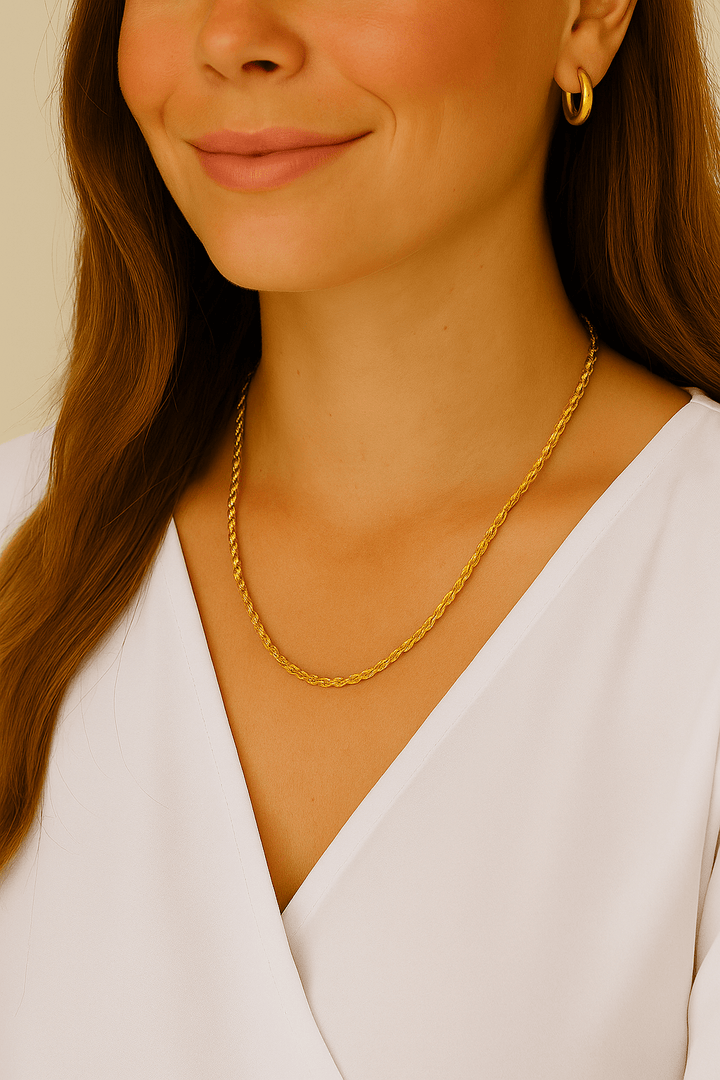 Collier Élise – Raffinement torsadé - Priscille & Aquila
