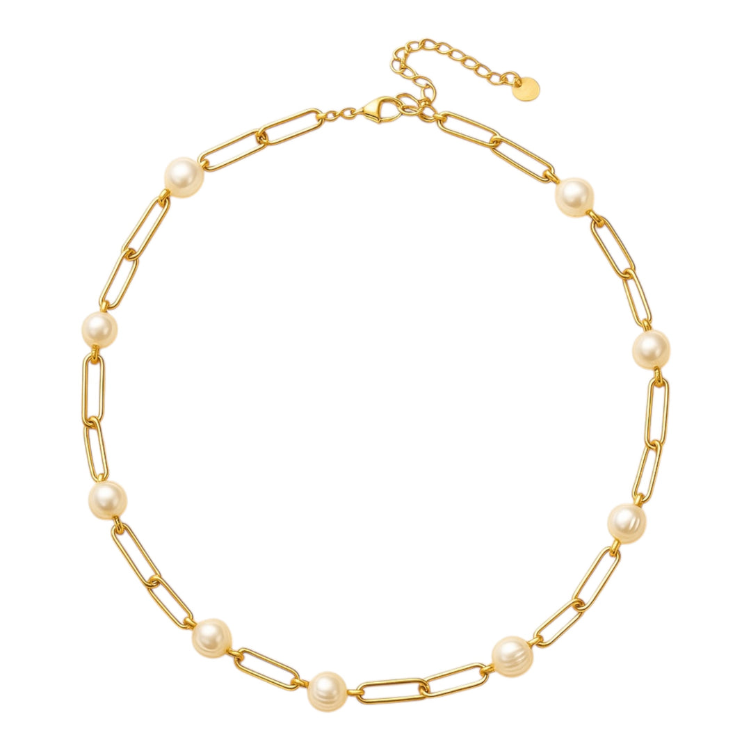 Collier “Amélé” Élégance solaire et pierres naturelles - Priscille & Aquila