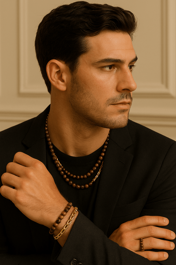 Bracelet Dominique – Maille trombone en acier inoxydable - Priscille & Aquila
