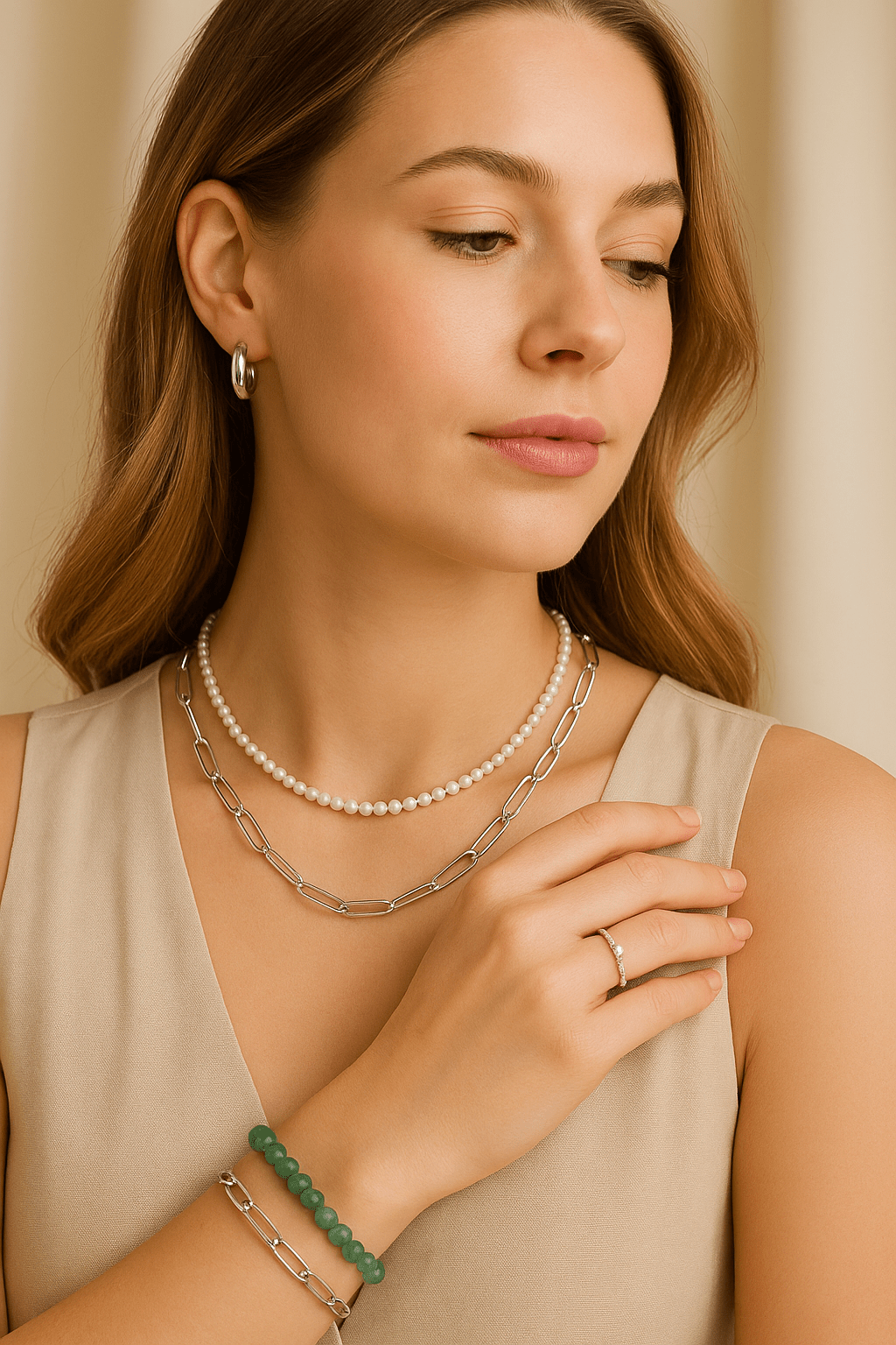 Collier Perla – Perles d’eau douce - Priscille & Aquila