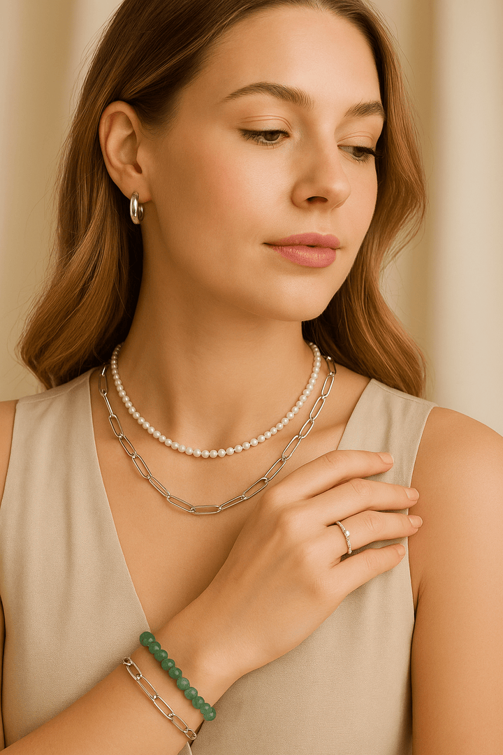 Collier Perla – Perles d’eau douce - Priscille & Aquila