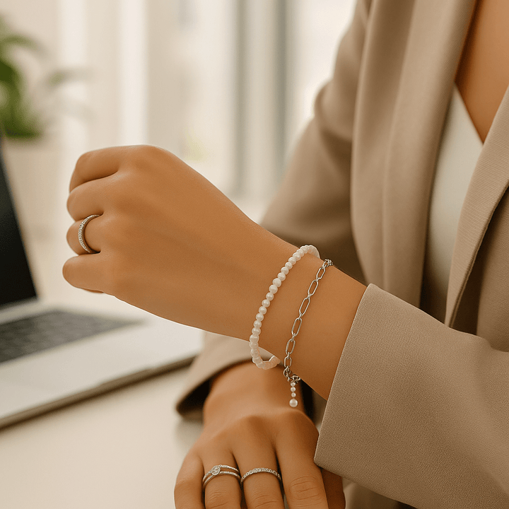 Bracelet Perla – Perles d’eau douce fines - Priscille & Aquila