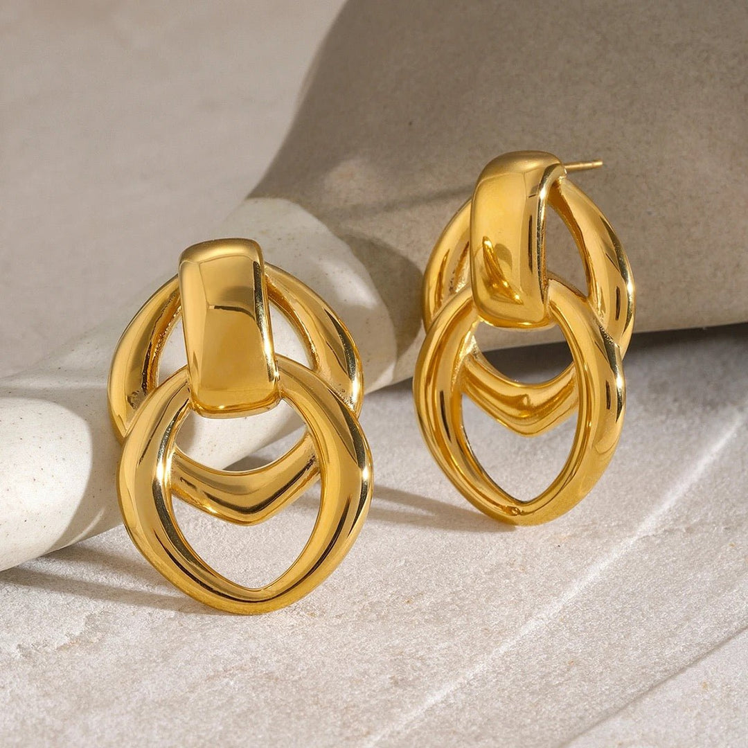 Boucles d’Oreilles Rachel – Audace et Élégance Entrelaçées - Priscille & Aquila