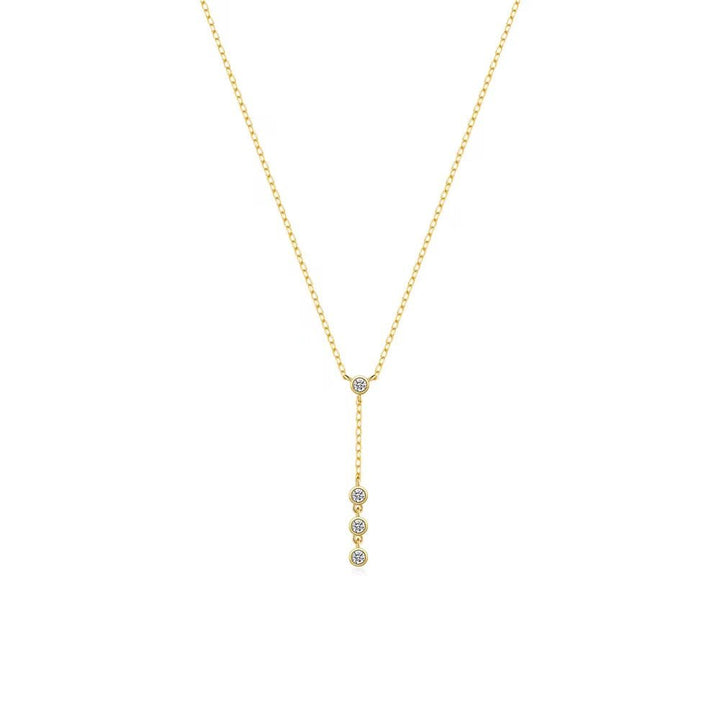 Collier en Argent 925 Doré à l’or fin - Eléna - Priscille & Aquila