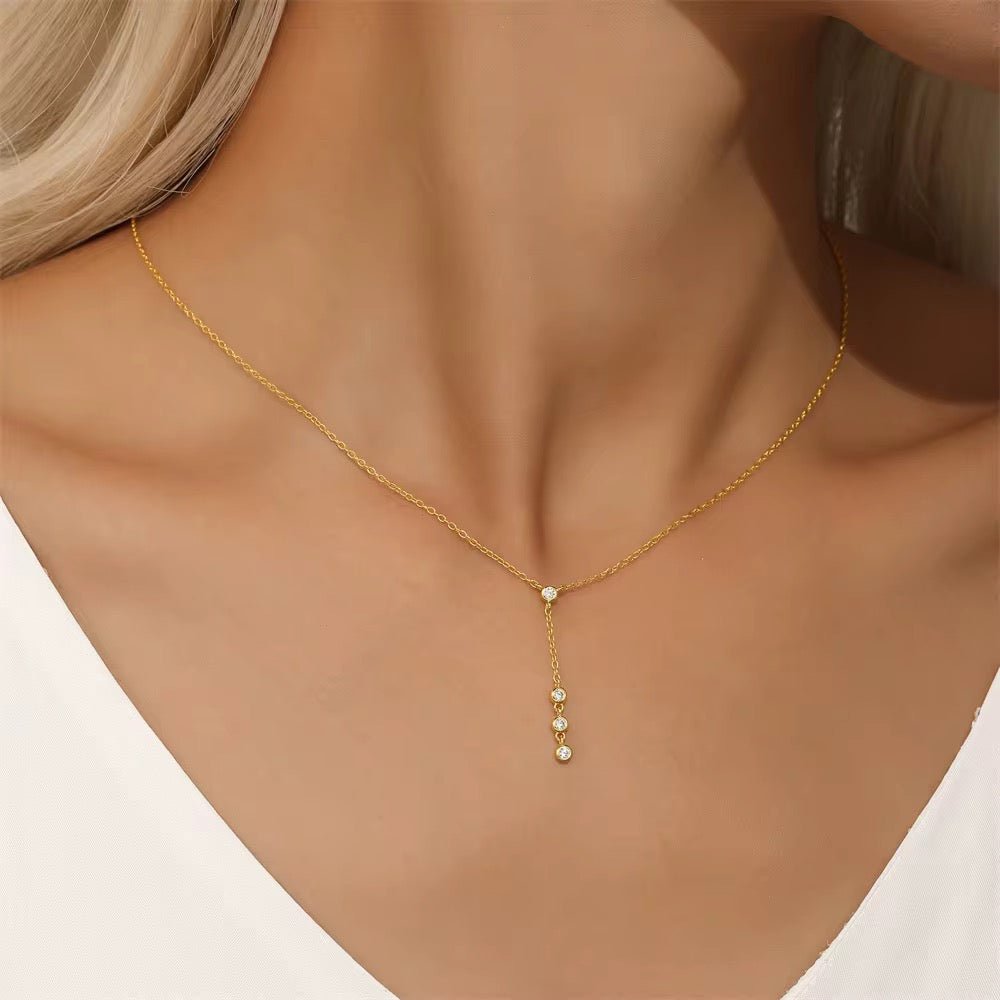 Collier en Argent 925 Doré à l’or fin - Eléna - Priscille & Aquila