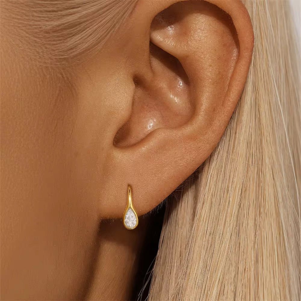 Boucles d’oreilles en Argent 925 Doré à l’or fin - Aurore - Priscille & Aquila