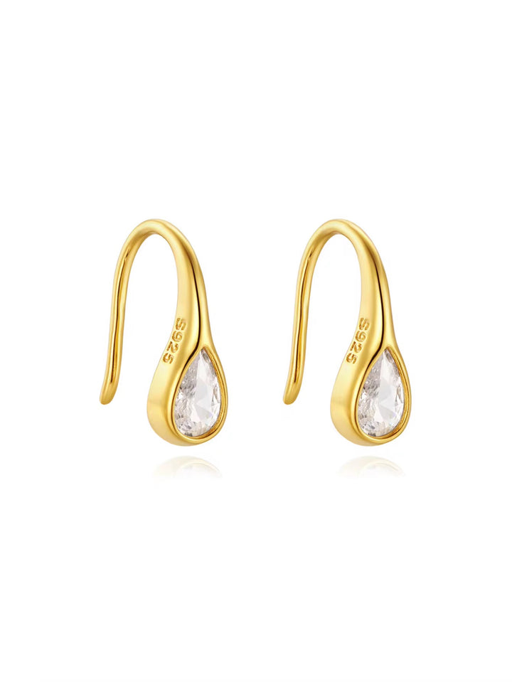 Boucles d’oreilles en Argent 925 Doré à l’or fin - Aurore - Priscille & Aquila