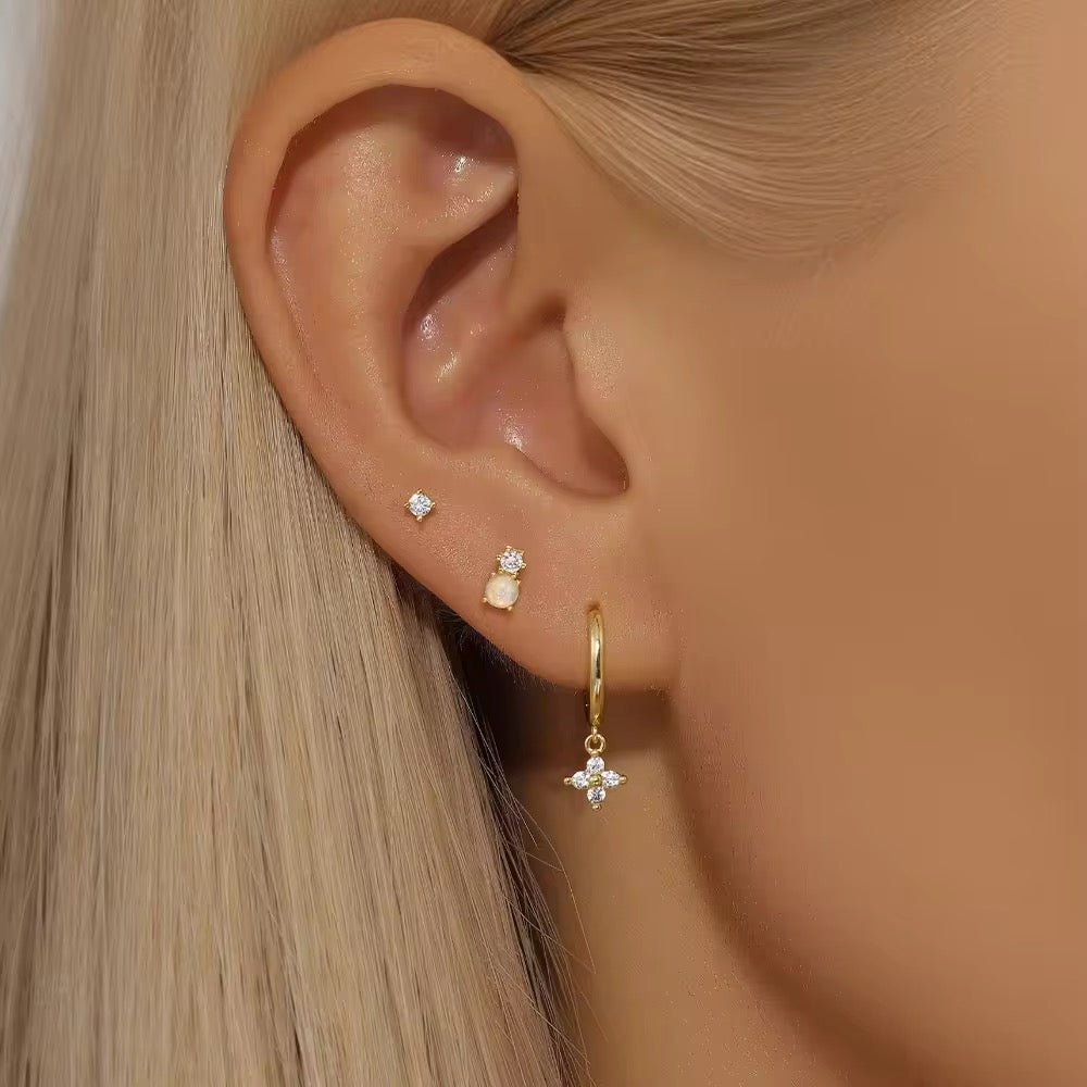 Boucles d’oreilles Créoles en Argent 925 Doré à l’or fin - Fiorella - Priscille & Aquila
