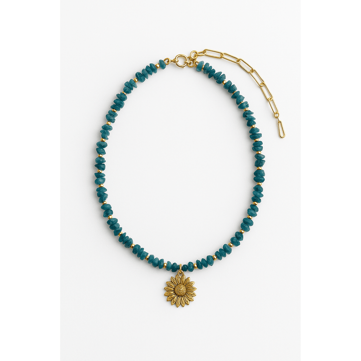 Collier Elia – Apatite, Améthyste ou Péridot - Priscille & Aquila
