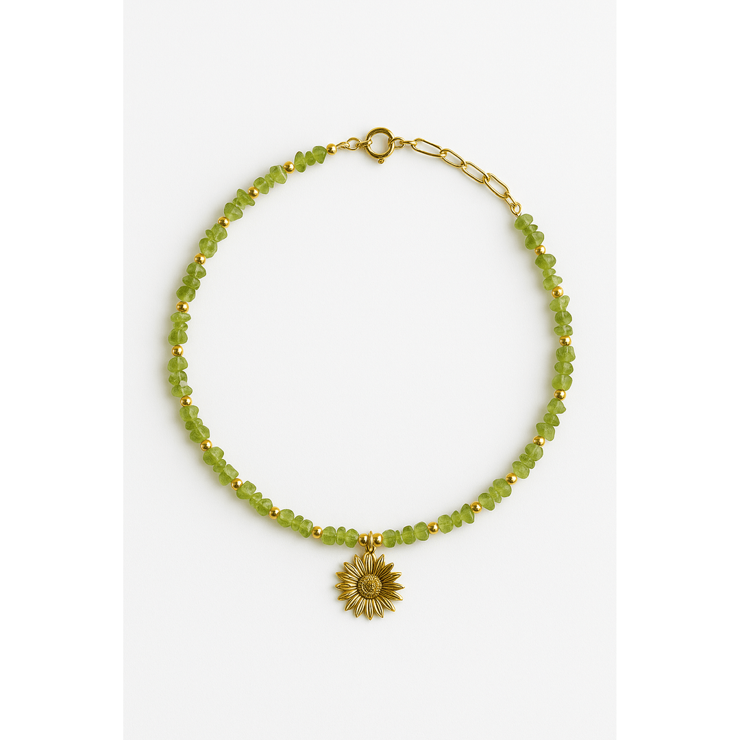 Collier Elia – Apatite, Améthyste ou Péridot - Priscille & Aquila