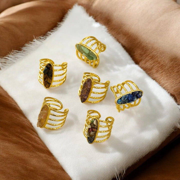 Bagues Abela – Élégance Naturelle et Design Unique - Priscille & Aquila