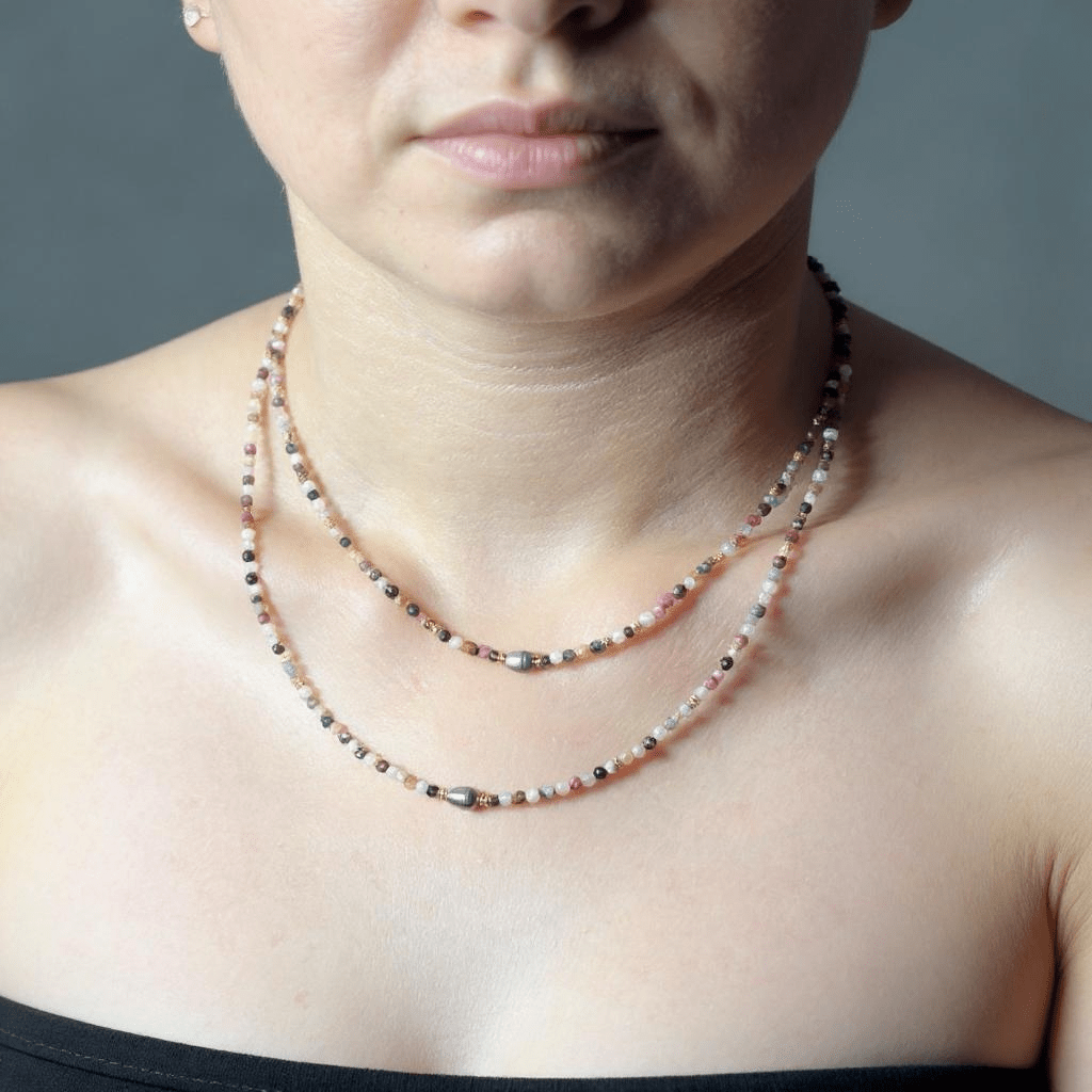 Collier Adena - Élégance naturelle en Tourmaline - Priscille & Aquila